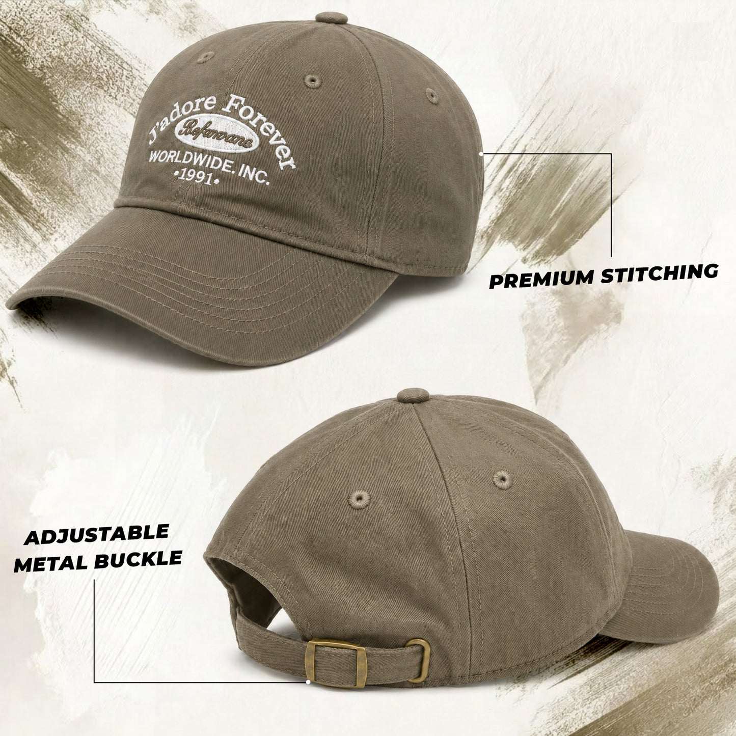 Pick Ur Needs Casual Fashion Forever Baseball Cap – Premium Cotton Adjustable for Men & Women