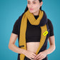 Pick Ur Needs Women’s Winter Wool Muffler Scarf – Premium Soft Knitted Dual-Tone Warm Shawl Wrap for Winter Travel, Casual