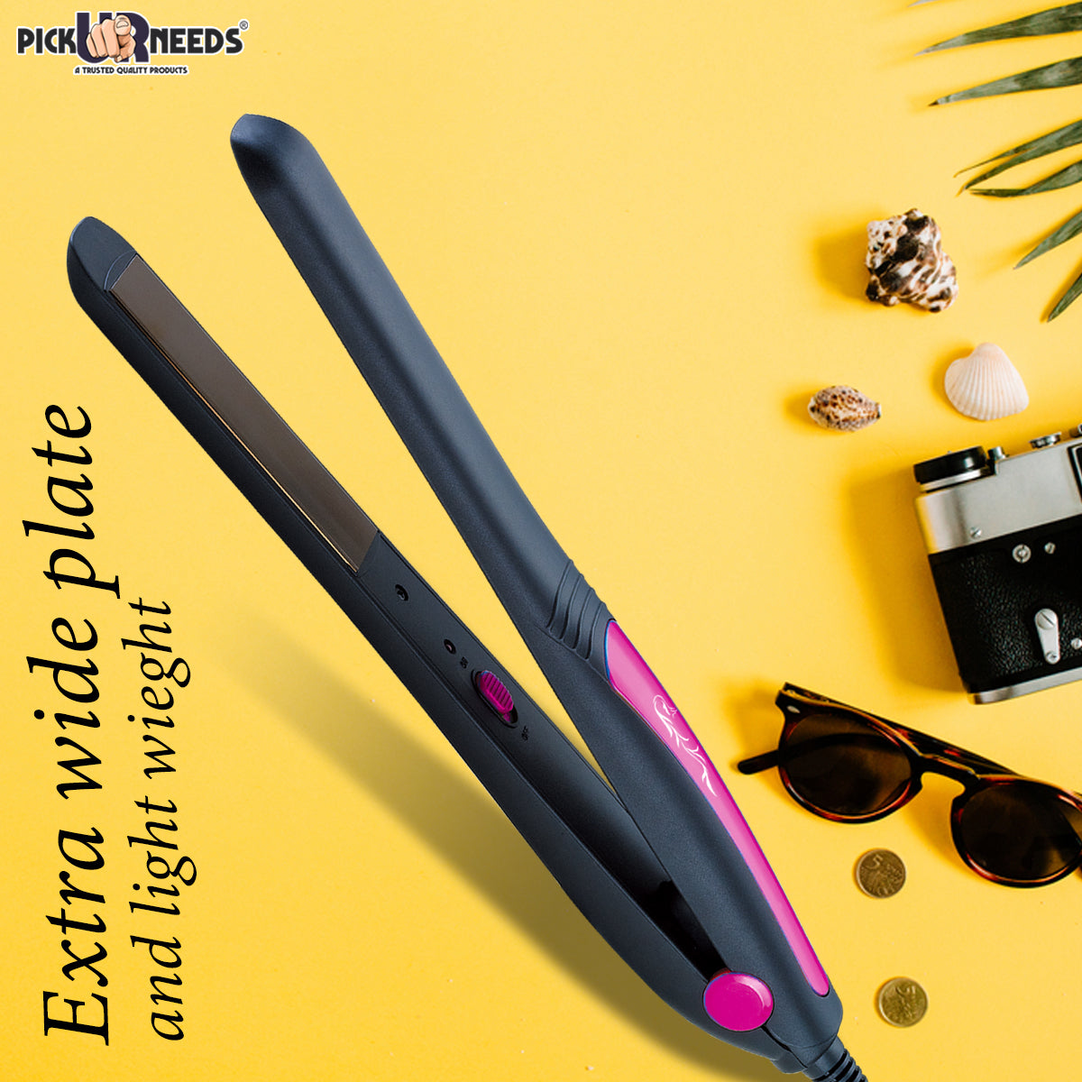 Pick Ur Needs Professional Hair Straightener 40W Ceramic Plate With Quick 30Sec