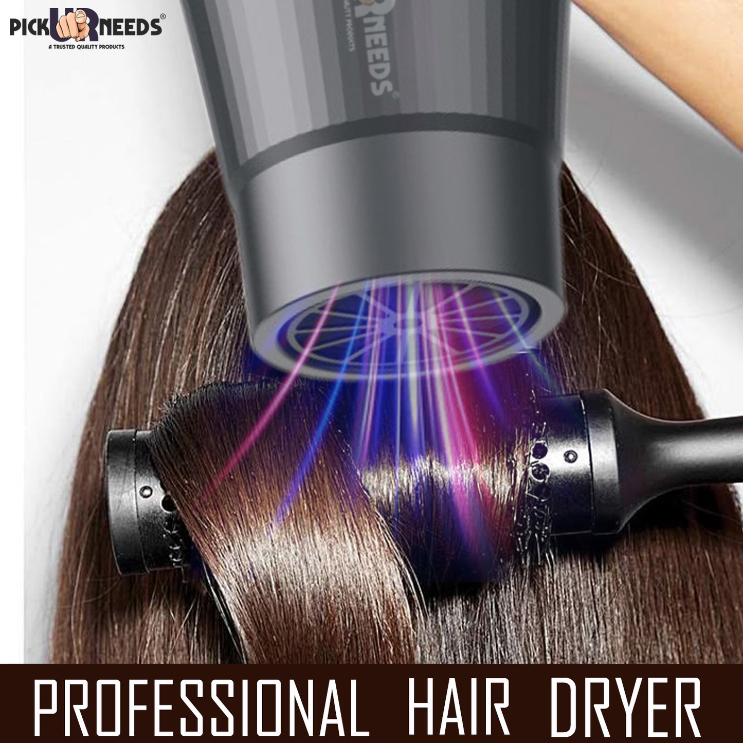 Pick Ur Needs 5000 Watt Professional Hair Dryer With Powerfull Motor 3 Temperature / 2 Speed Hair Dryer  (5000 W, Green)