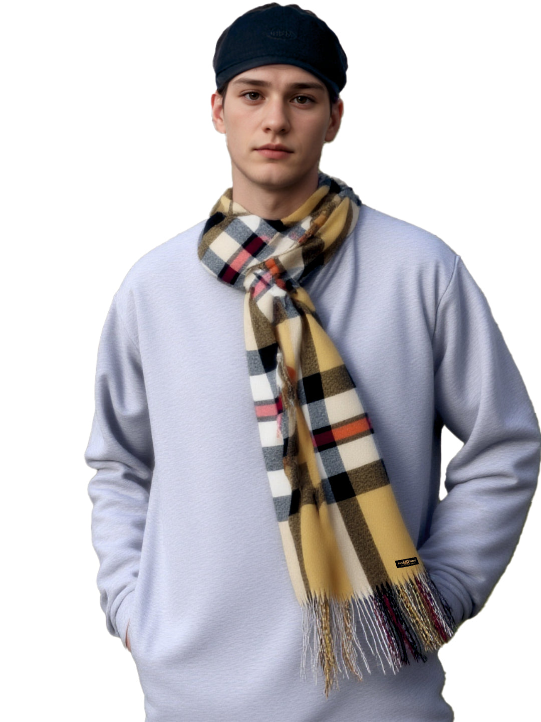 Pick Ur Needs Stylish Mens Muffler  Warm, Soft & Trendy Wint