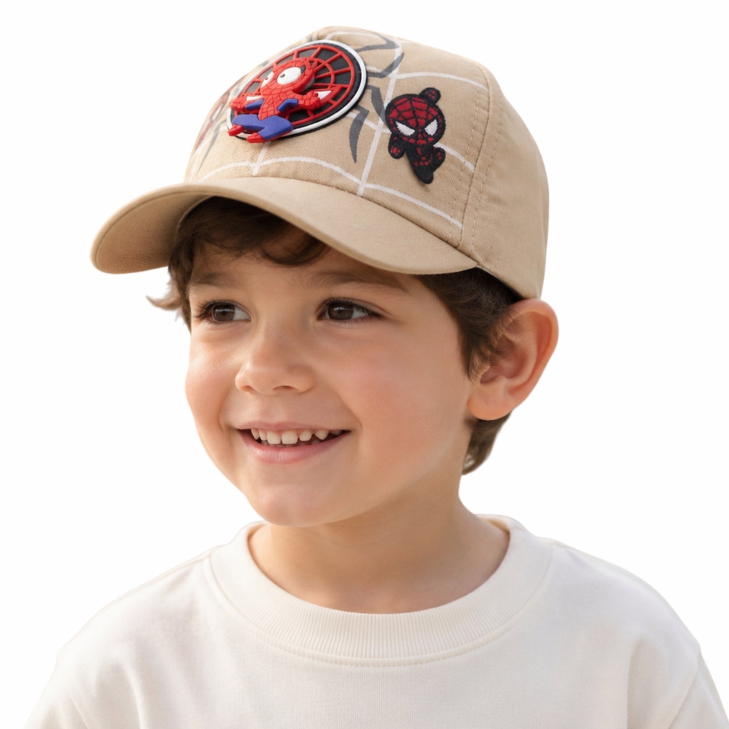Pick Ur Needs Kids Spider Design Baseball Cap for Boys & Girls Adjustable Strap Summer Sun Protection Hat