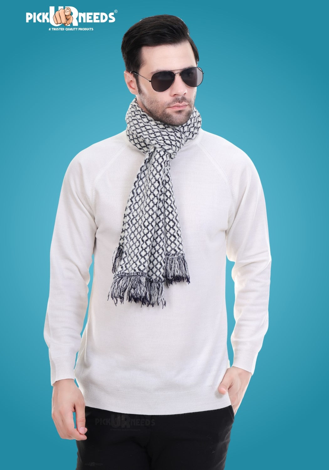 Pick Ur Needs Stylish Mens Muffler  Warm, Soft & Trendy Wint