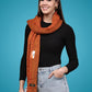 Pick Ur Needs Women’s Knitted Winter Scarf – Soft, Warm & Stylish Casual Long Muffler Stole for Girls