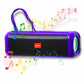 Pick Ur Needs Rechargeable Wireless Bluetooth Speaker Support TF Card/USB Device RGB Disco Light 2 Side Loud Speaker with Extra Bass