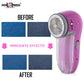 Pick Ur Needs Lint Remover for Clothing with Rechargeable USB Charging Cord, Ball Shaver with 1 Extra Floating Blade, No More Lint