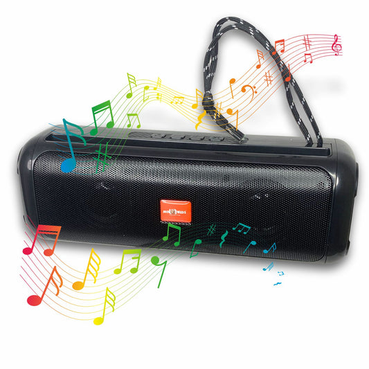 Pick Ur Needs Rechargeable Wireless Bluetooth Speaker Support TF Card/USB Device RGB Disco Light 2 Side Loud Speaker with Extra Bass