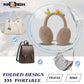 Pick Ur Needs Stylish Stone Design Foldable / Adjustable Ear Muff High Quality Furr Ear Warmer Ear Muff