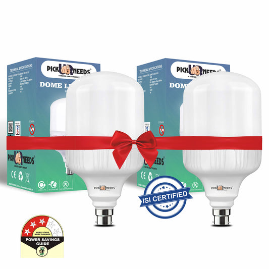 Pick Ur Needs 55 Watt High Brightness Bulb With 90 SMD LED B22 D AC Bulb 0 hrs Emergency Light Bulb (White) pack of 2