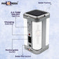 Pick Ur Needs Solar Rechargeable Home Emergency Floor Lantern Lamp Light 4 Side Tube