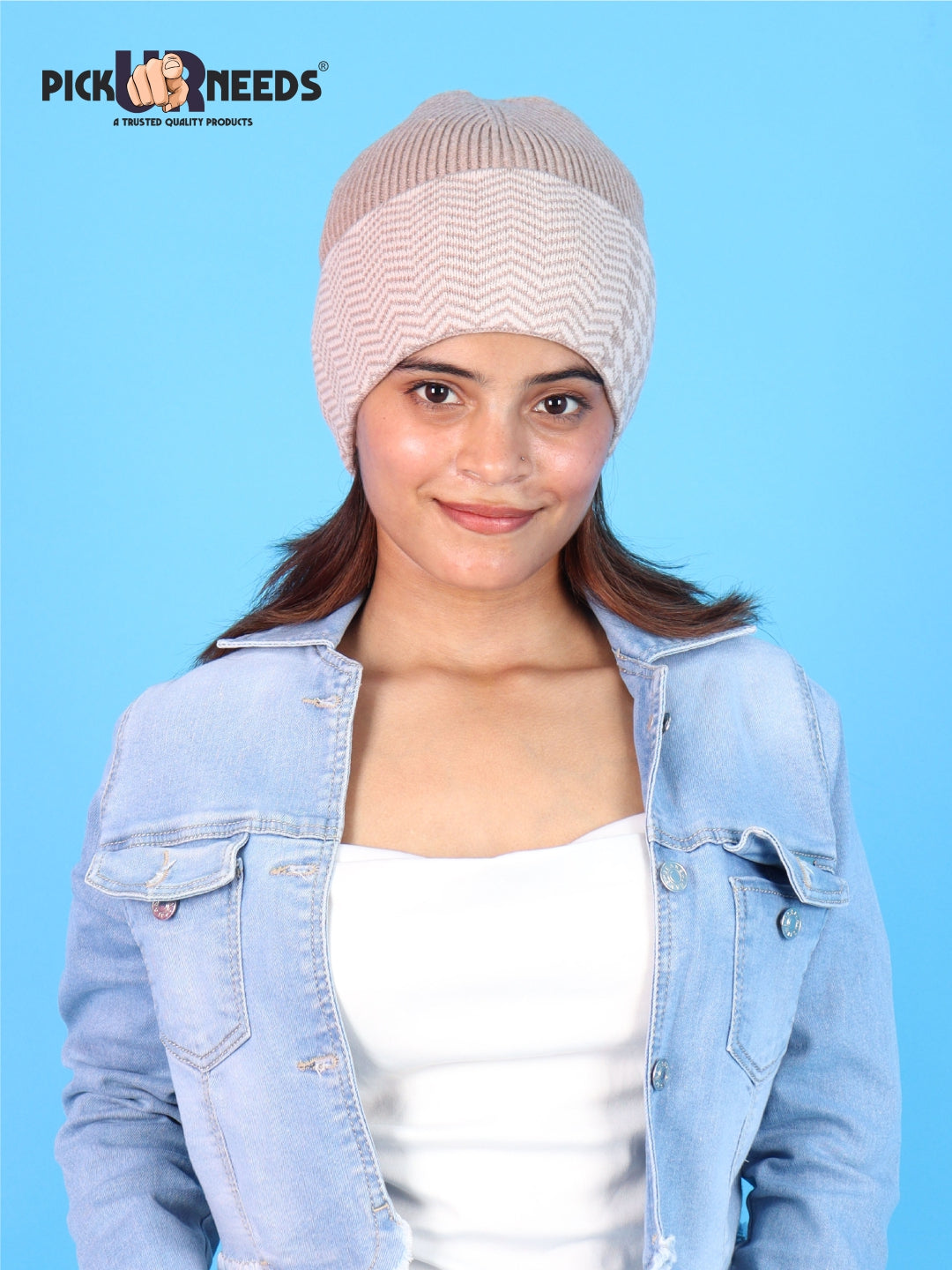 Pick Ur Needs Winter Cuff Beanie Cap – Double-Layered Warm Winter Hat