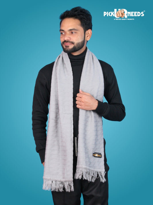 Pick Ur Needs Men’s Winter Muffler Soft Warm Woolen Scarf for Men Stylish Muffler for Office, Casual & Travel