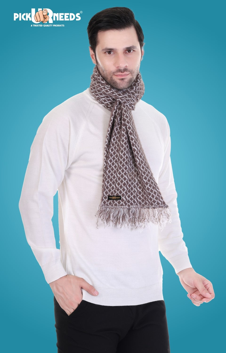 Pick Ur Needs Stylish Mens Muffler  Warm, Soft & Trendy Wint
