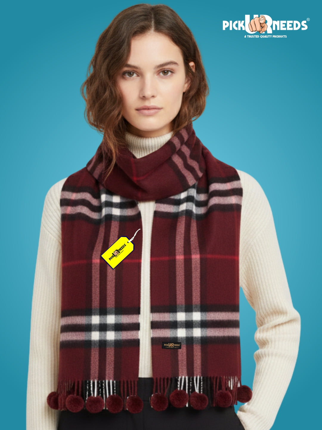 Pick Ur Needs Geometric Print Women Muffler