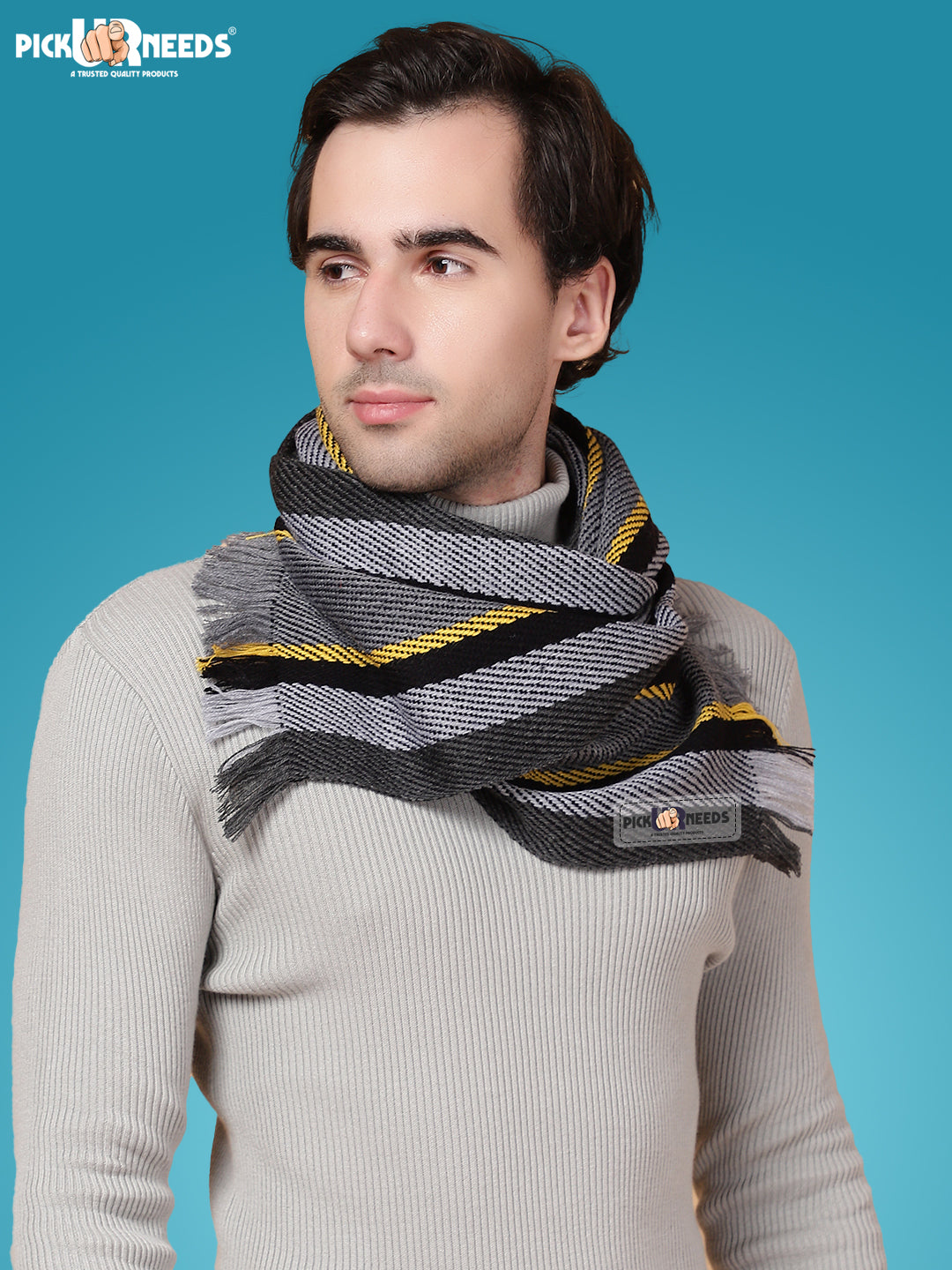 Pick Ur Needs Stylish Mens Muffler  Warm, Soft & Trendy Wint