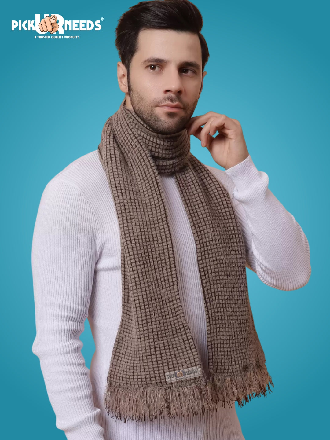 Pick Ur Needs Stylish Mens Muffler  Warm, Soft & Trendy Wint
