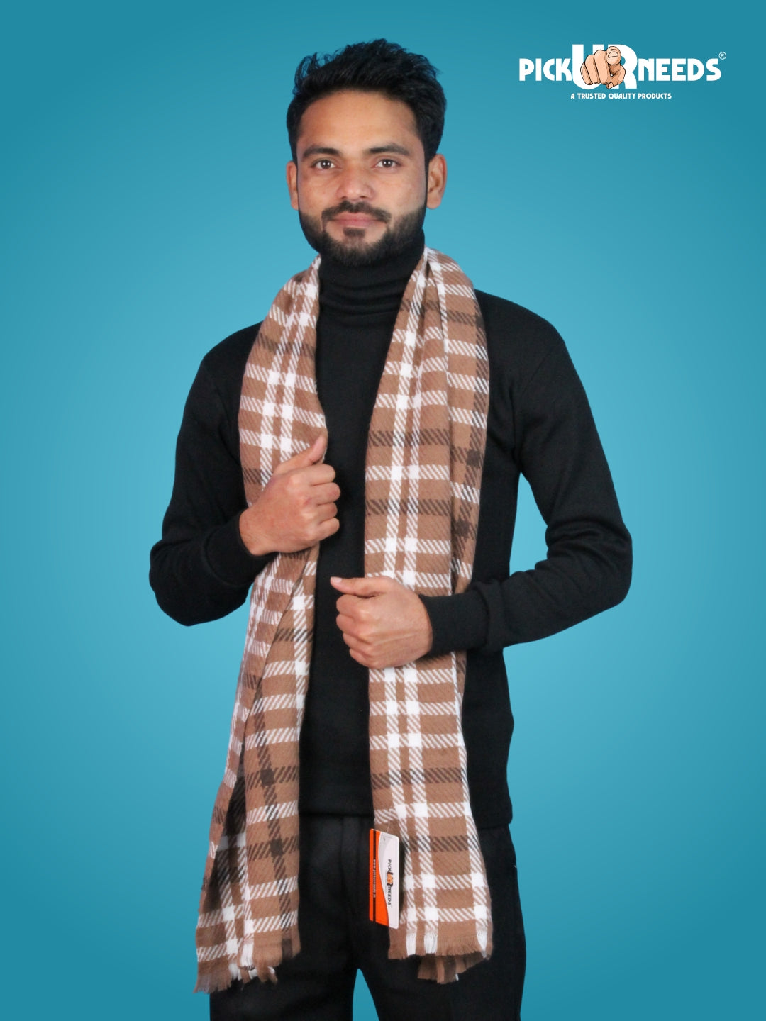 Pick Ur Needs Checkered Men Muffler