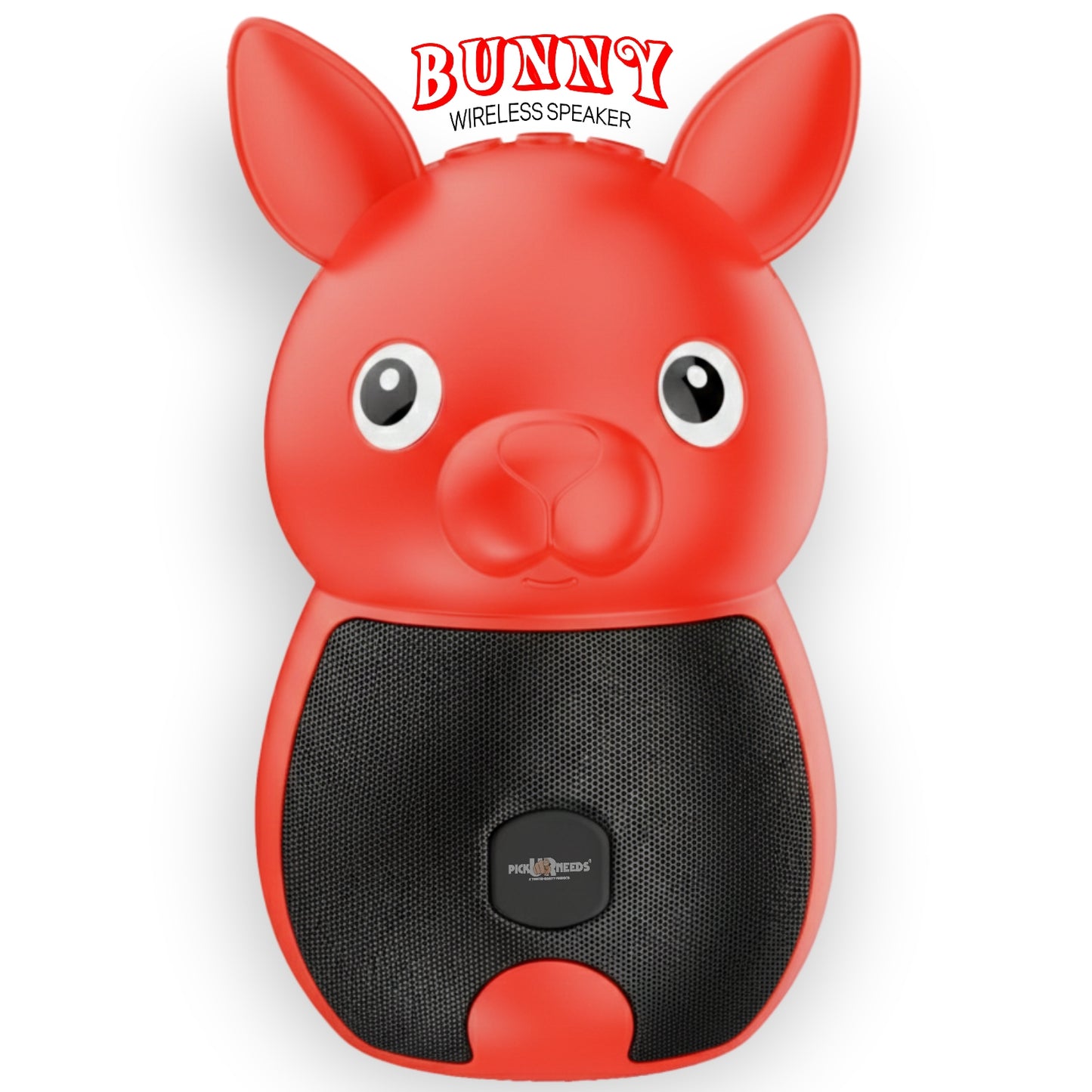 Pick Ur Needs Bunny Bluetooth Speaker | Cute Portable Wireless Speakers with TWS, FM Radio, USB & TF Card | Rechargeable Mini Speaker for Kids & Desk Use
