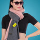 Pick Ur Needs Women’s Winter Wool Muffler Scarf – Premium Soft Knitted Dual-Tone Warm Shawl Wrap for Winter Travel, Casual