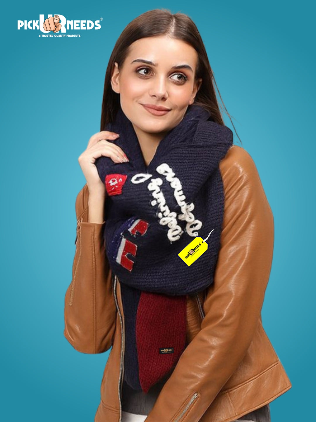 Pick Ur Needs Self Design Women Muffler