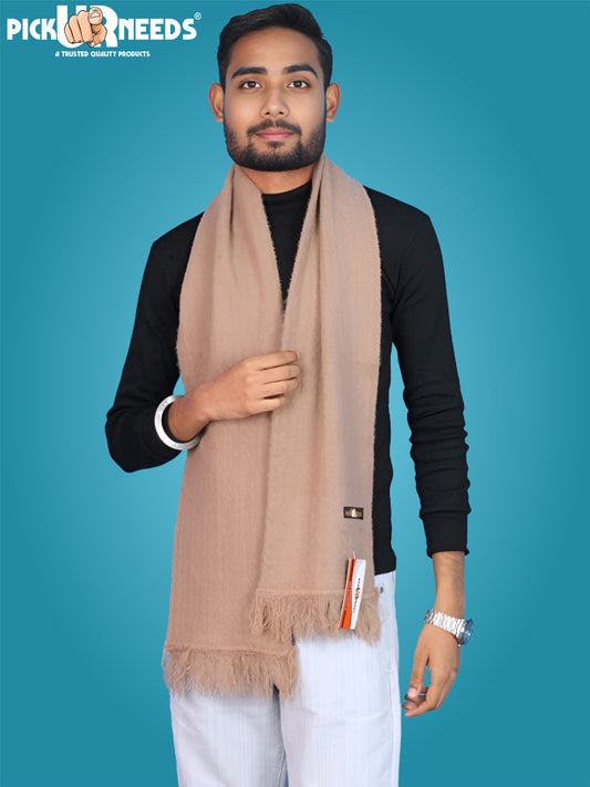 Pick Ur Needs Premium Winter Knit Muffler for Men Soft Woolen Neck Scarf with Stylish Pattern Warm & Comfortable Winter Wear for Outdoor & Casual Use