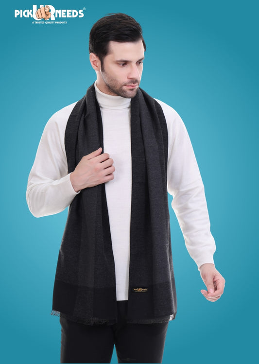 Pick Ur Needs Stylish Men’s Muffler – Warm, Soft & Trendy Winter Accessory