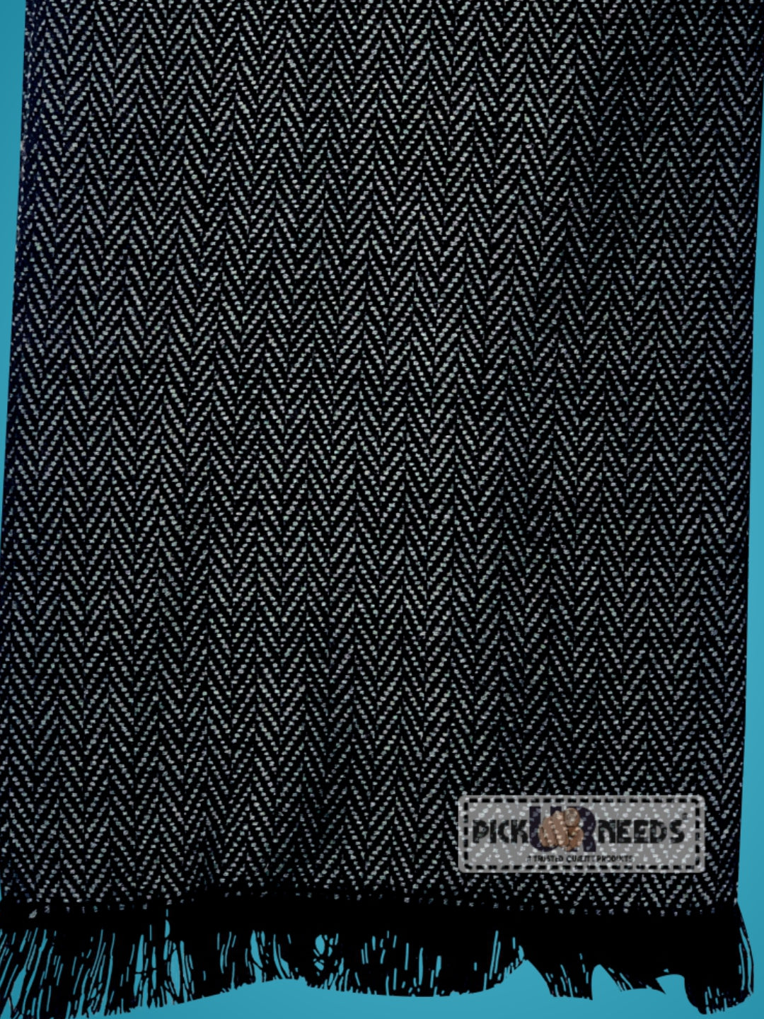 Pick Ur Needs Premium Men's Warm And Stylish Woolen Muffler With Multicolour Stripes And Stylish Tussles Ends