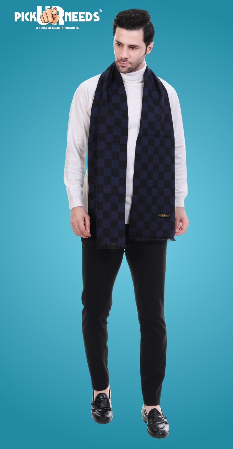 Pick Ur Needs Stylish Men’s Muffler – Warm, Soft & Trendy Winter Accessory
