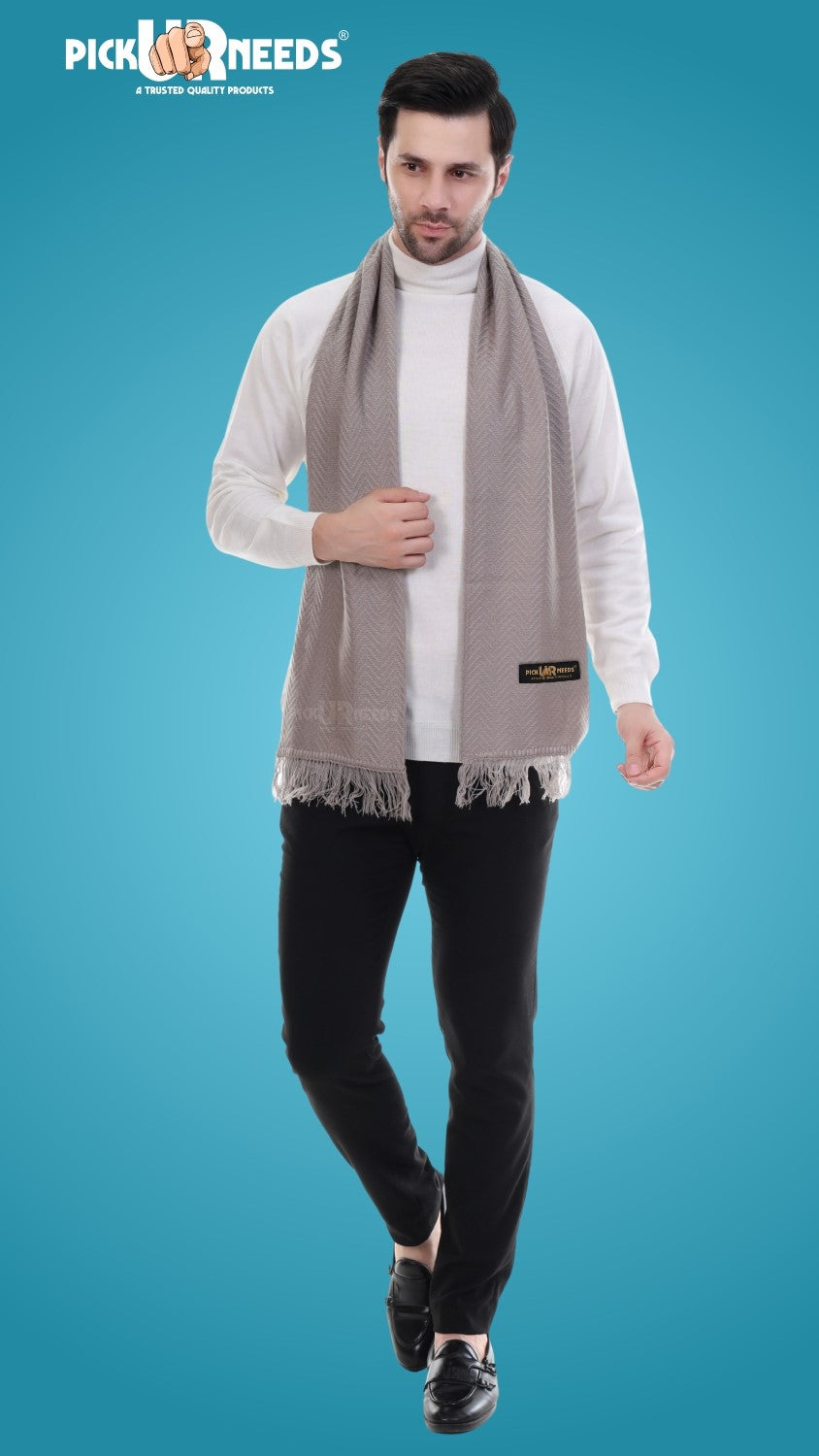 Pick Ur Needs Stylish Men’s Muffler – Warm, Soft & Trendy Winter Accessory