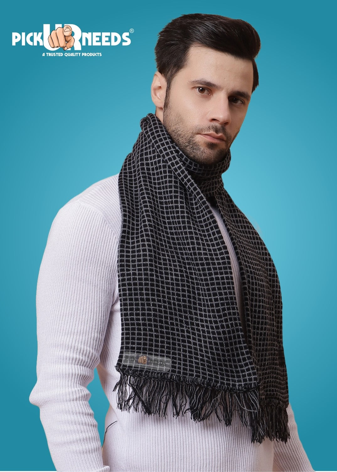 Pick Ur Needs Stylish Mens Muffler  Warm, Soft & Trendy Wint