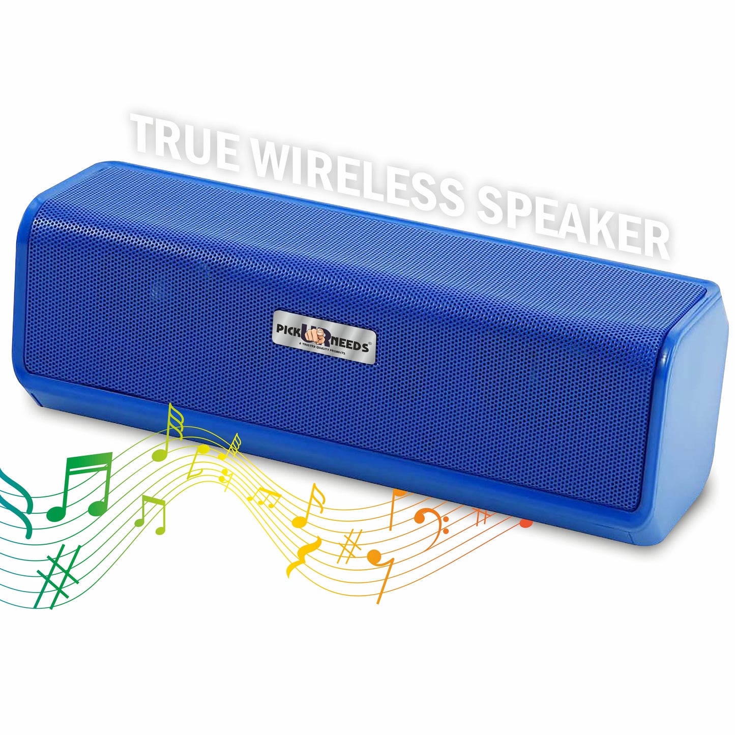 Pick Ur Needs True Wireless Mini HD Soundbar USB/AUX/TF Card Support 1200mAh 10W Bluetooth Speaker