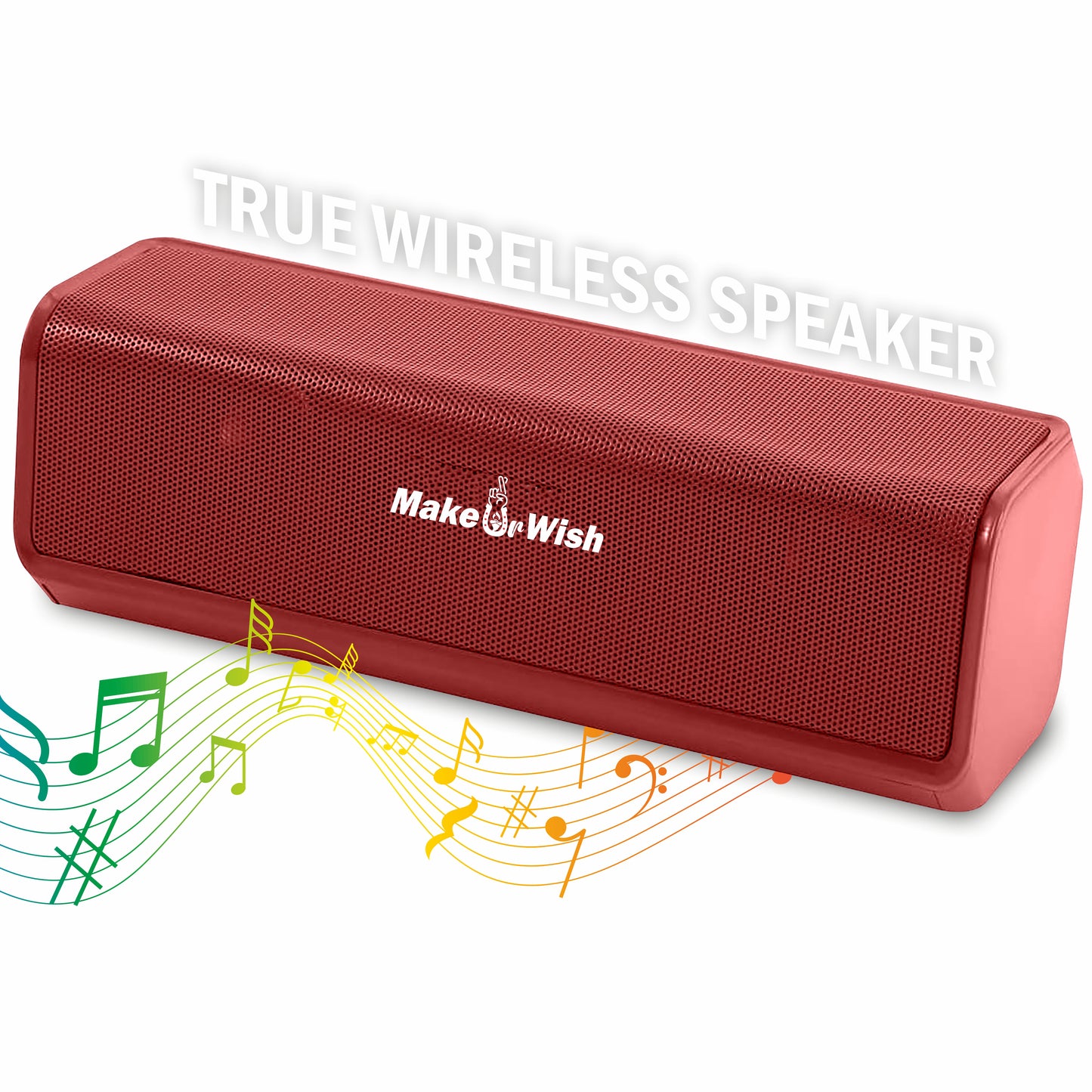 Pick Ur Needs True Wireless Mini HD Soundbar USB/AUX/TF Card Support 1200mAh 10W Bluetooth Speaker