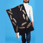 Pick Ur Needs Winter Shawl, Scarf, Stole & Muffler with Elegant Feather Print Soft Lightweight Winter Wrap for Men Stylish Scarf Stole for Kurta, Shirt For Boys