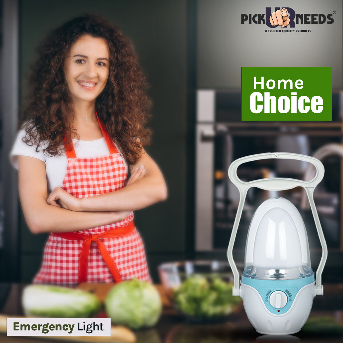Pick Ur Needs Home Emergency Rechargeable LED Lantern Lamp Light With Solar Panel 12 hrs Lantern Emergency Light (With Solar)