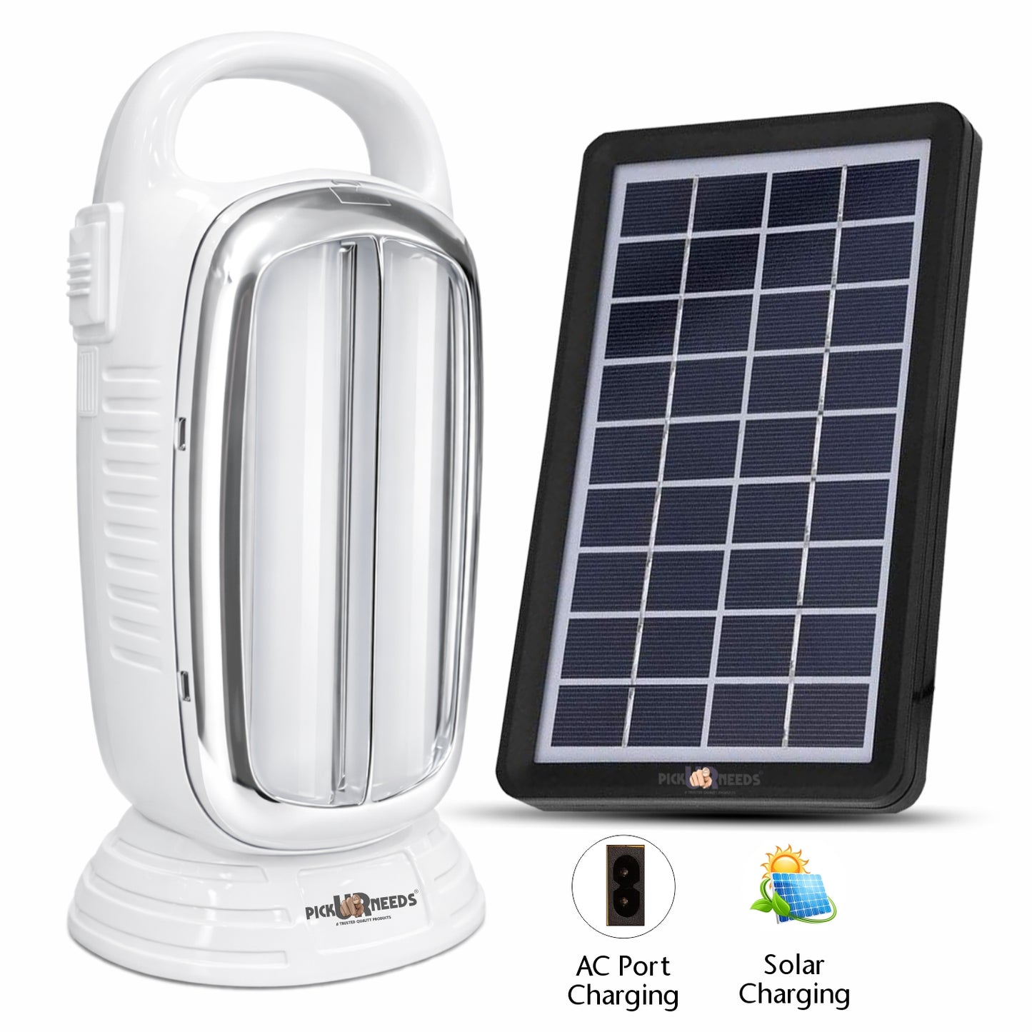 Pick Ur Needs Rechargeable Home High Bright 40 SMD LED Lantern Light With Solar Panel 15 hrs Lantern Emergency Light