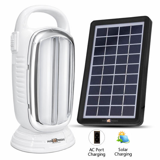Pick Ur Needs Rechargeable Home High Bright 40 SMD LED Lantern Light With Solar Panel 15 hrs Lantern Emergency Light