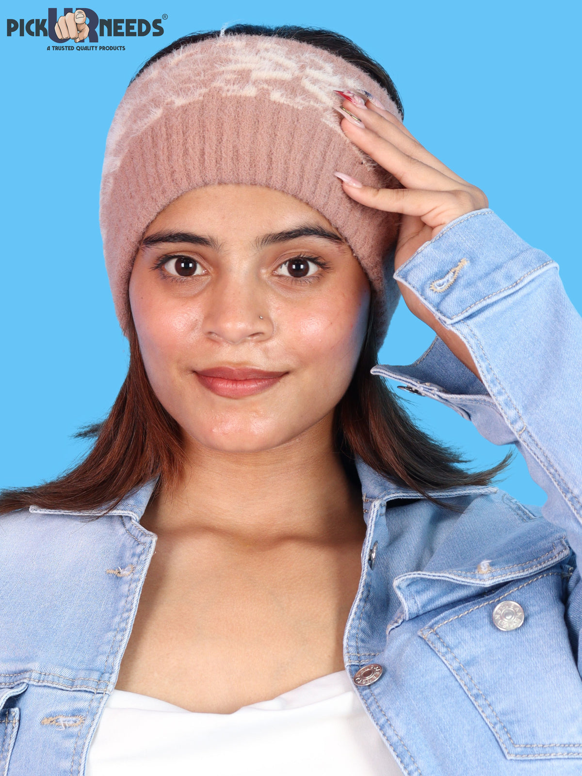 Pick Ur Needs Winter Headband for Women & Men Stretchable Ear Warmer Kanpatti Hair Band Cozy Head Cover for Walking, Running & Travel