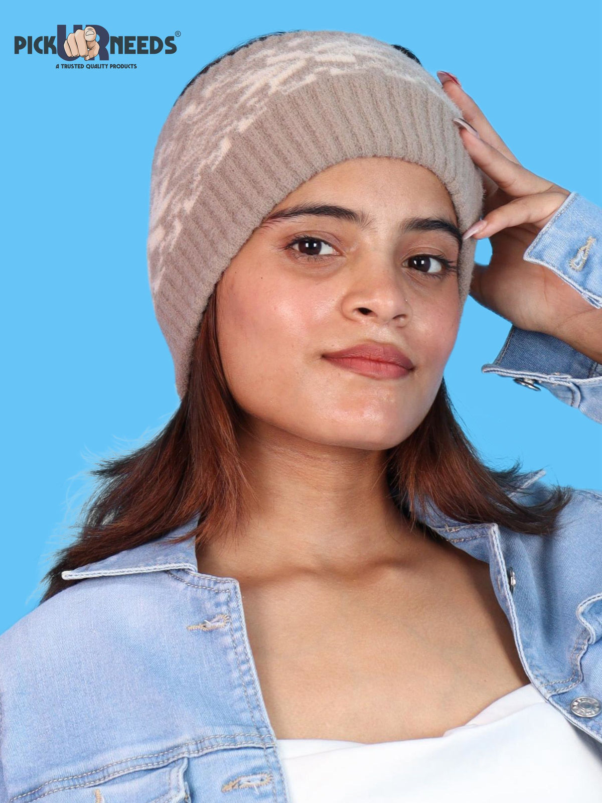 Pick Ur Needs Winter Headband for Women & Men Stretchable Ear Warmer Kanpatti Hair Band Cozy Head Cover for Walking, Running & Travel