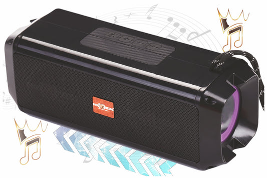 Pick Ur Needs Mini Wireless Soundbar System With RGB Disco Light TF Card / USB / Radio Support 10 W Bluetooth Speaker  (White, 5.0 Channel)