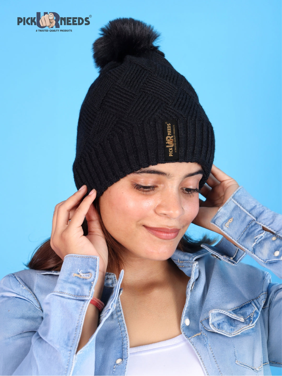 Pick Ur Needs Woolen Winter Cap – Warm & Stylish Winter Wear for Women