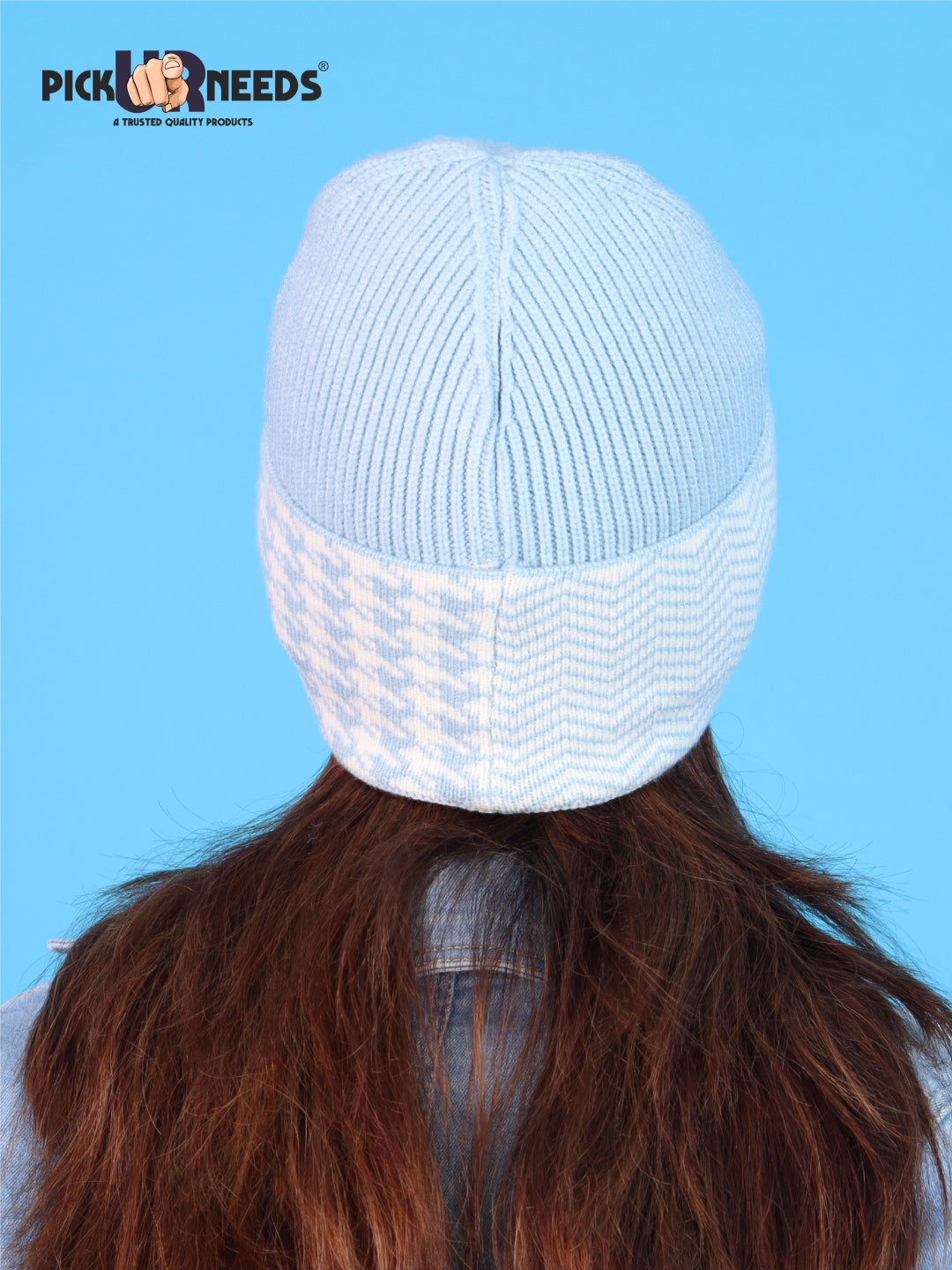 Pick Ur Needs Winter Cuff Beanie Cap – Double-Layered Warm Winter Hat