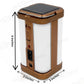 Pick Ur Needs Solar Rechargeable Home Emergency Floor Lantern Lamp Light 4 Side Tube