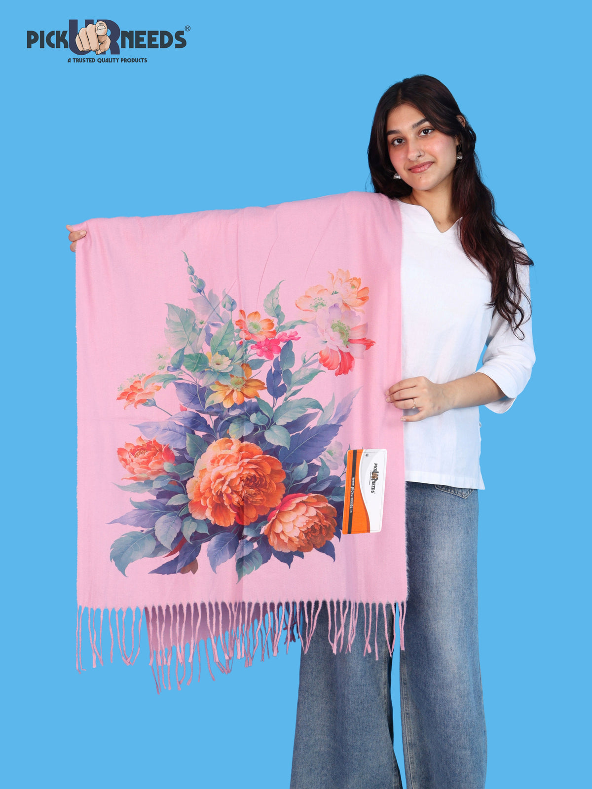 Pick Ur Needs Soft Warm Winter Stylish Wrap for Women & Girls