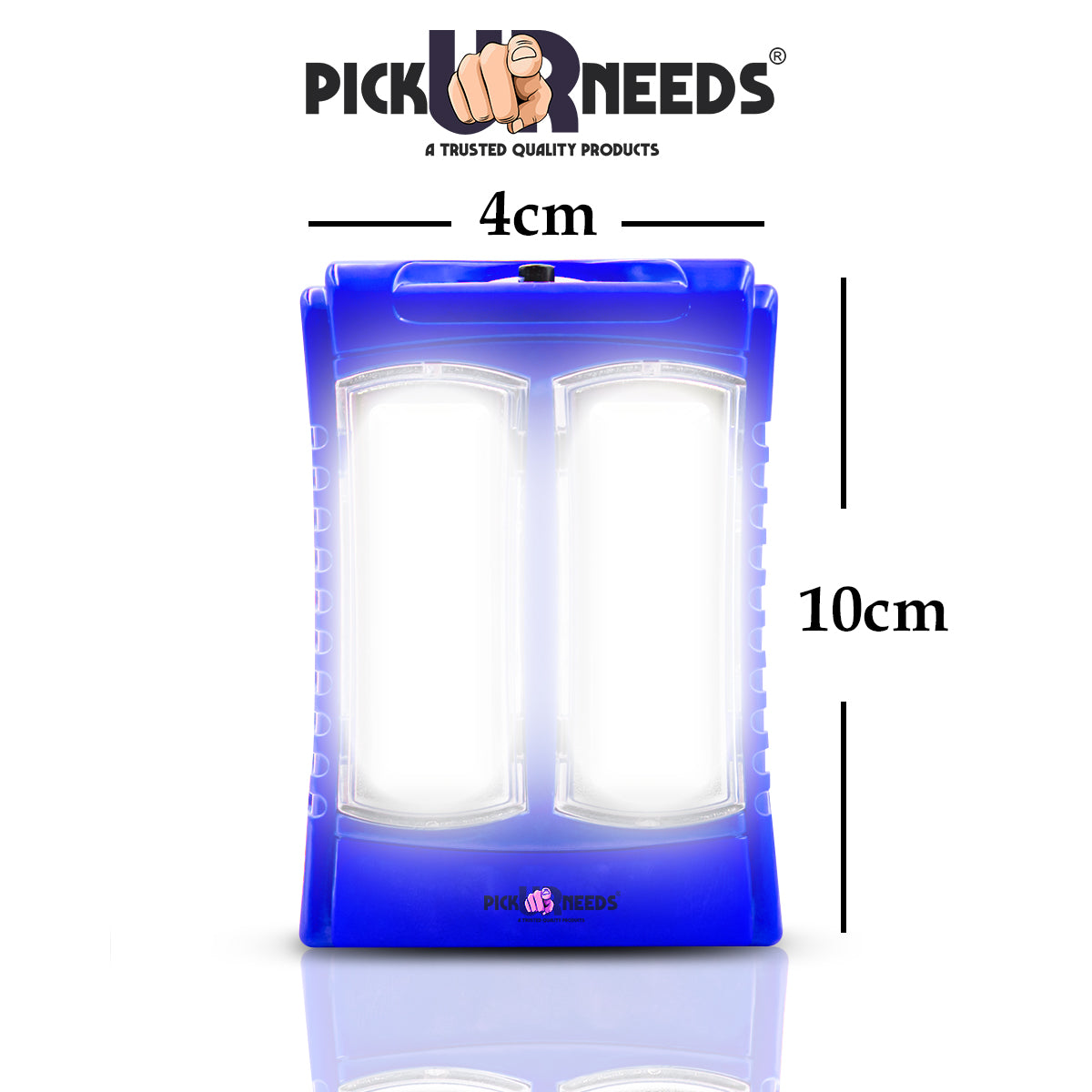 Pick Ur Needs Rechargeable Mini Emergency Lantern LED 2 Tube Light With 6 hrs Lantern Emergency Light