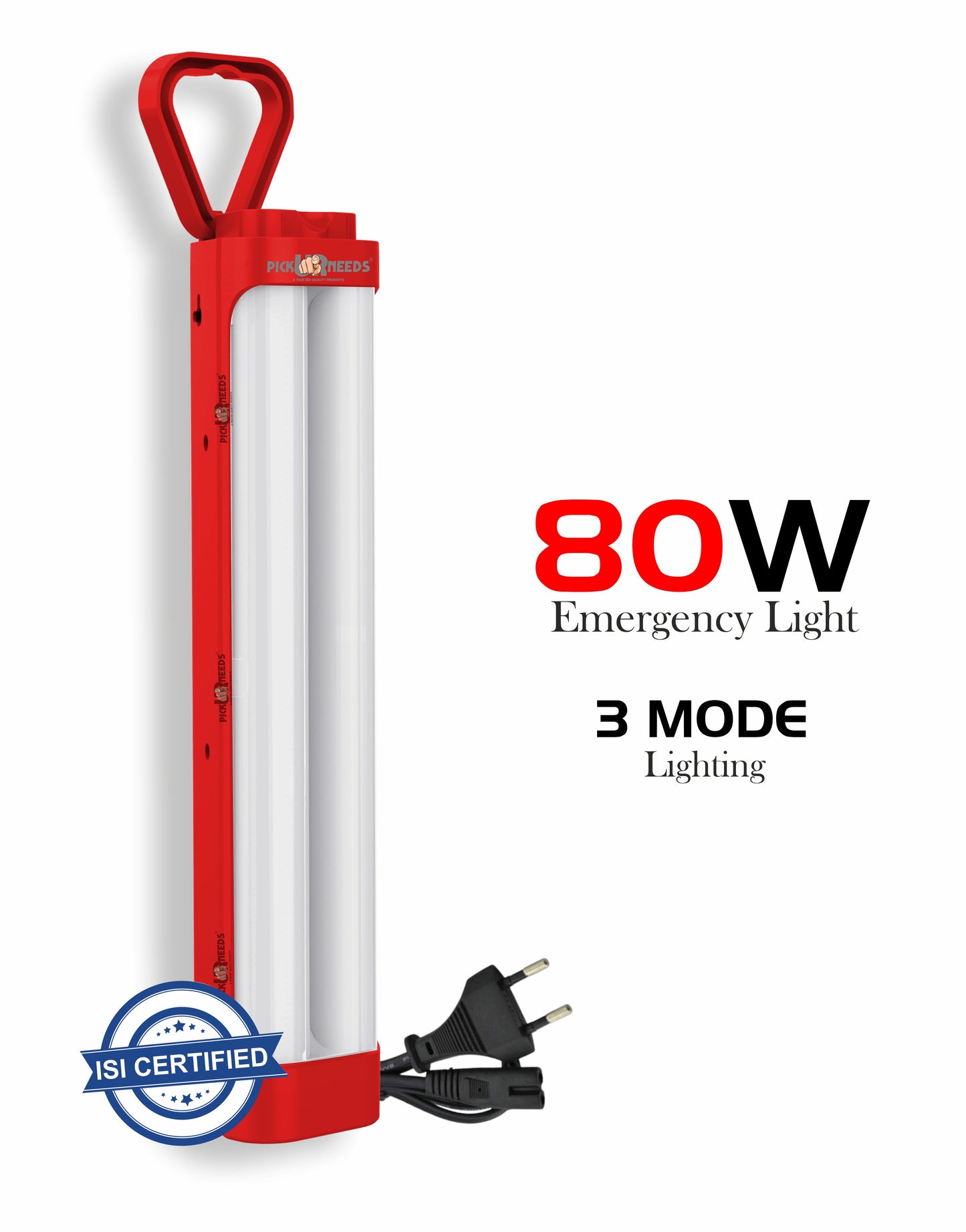 Pick Ur Needs Chargeable Emergency Light With Touch Sensor On / Off 2 High Brightness LED Tube 5 hrs Lantern Emergency Light