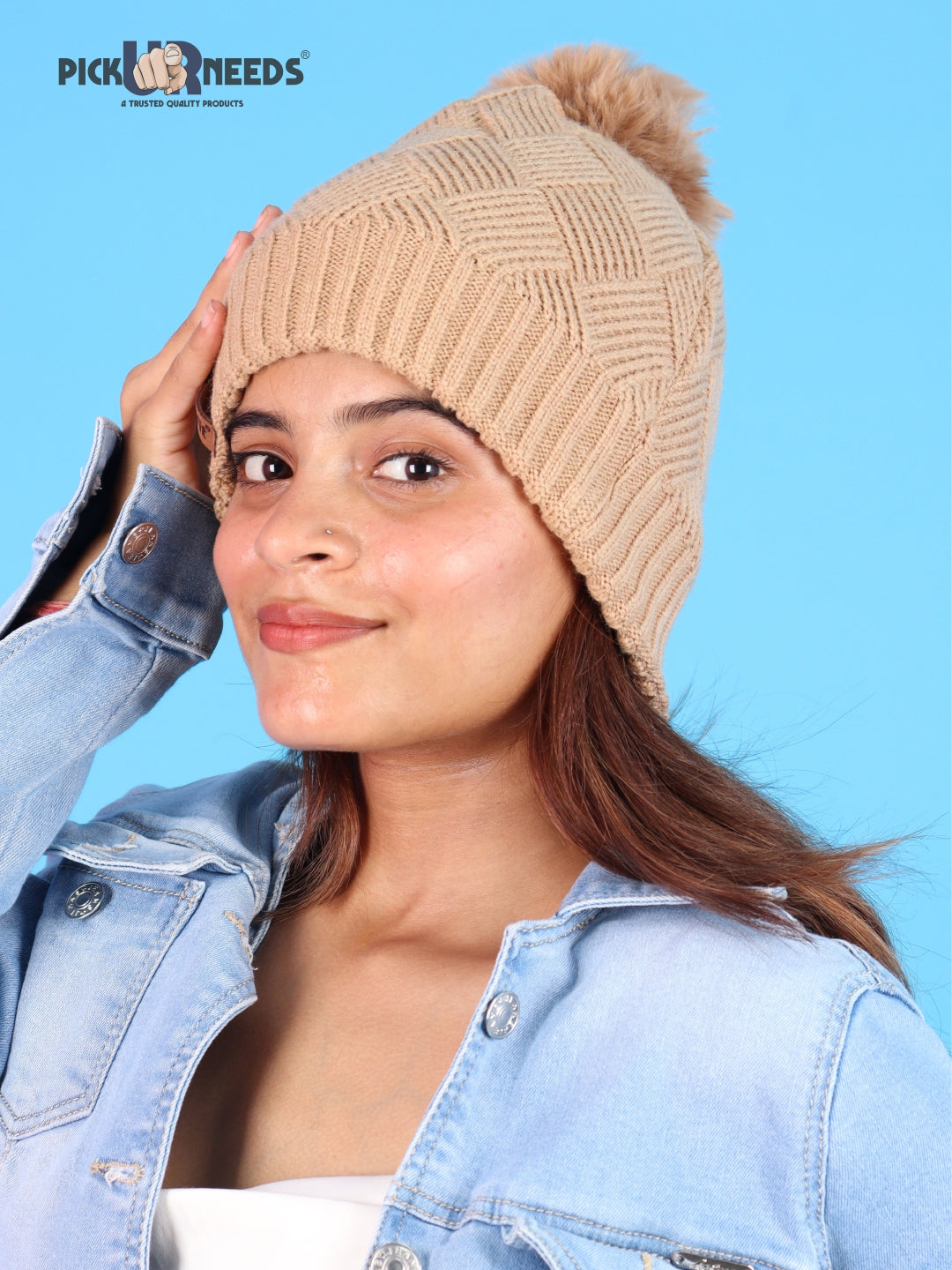 Pick Ur Needs Woolen Winter Cap – Warm & Stylish Winter Wear for Women