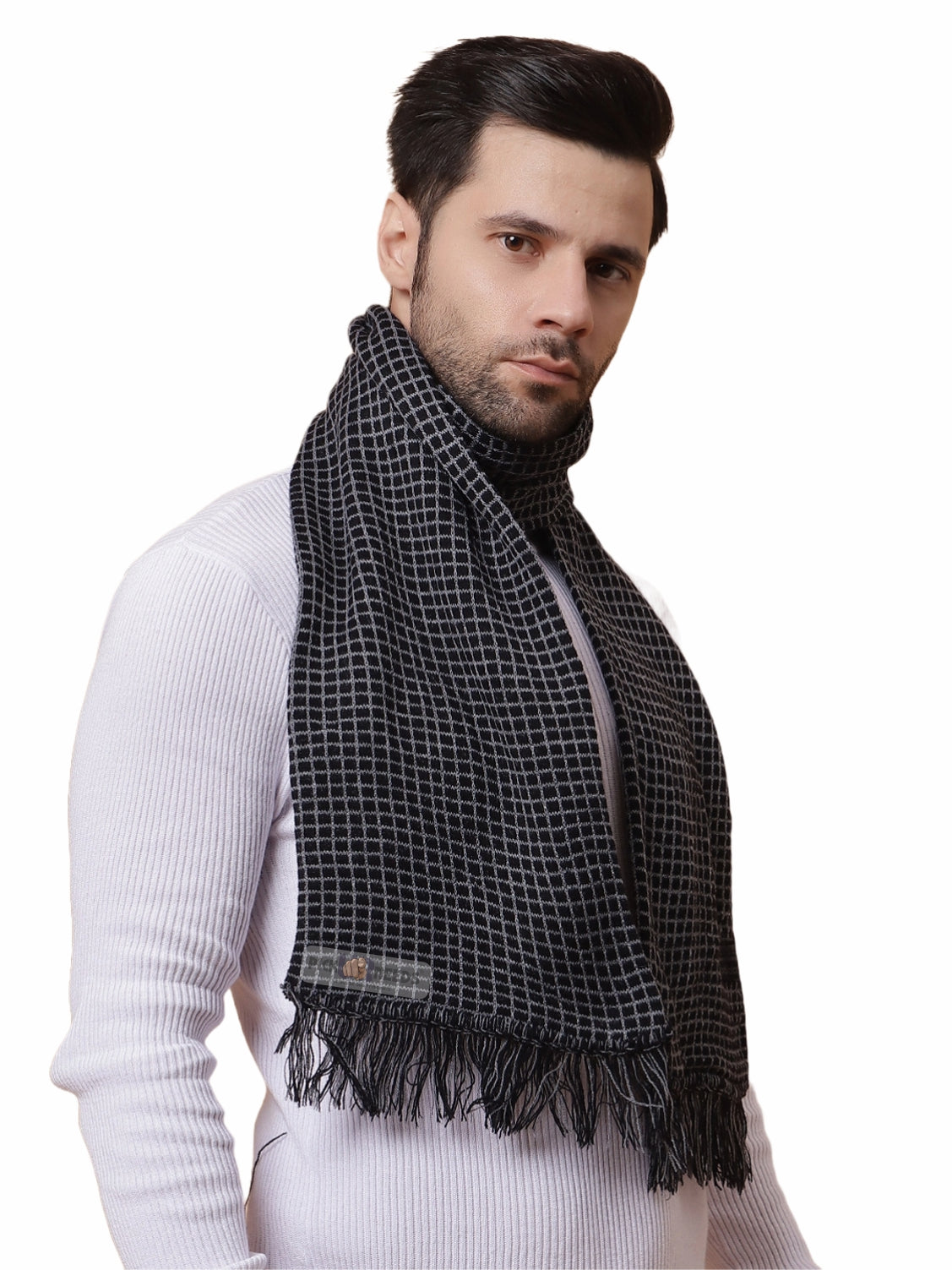 Pick Ur Needs Stylish Men’s Muffler – Warm, Soft & Trendy Winter Accessory