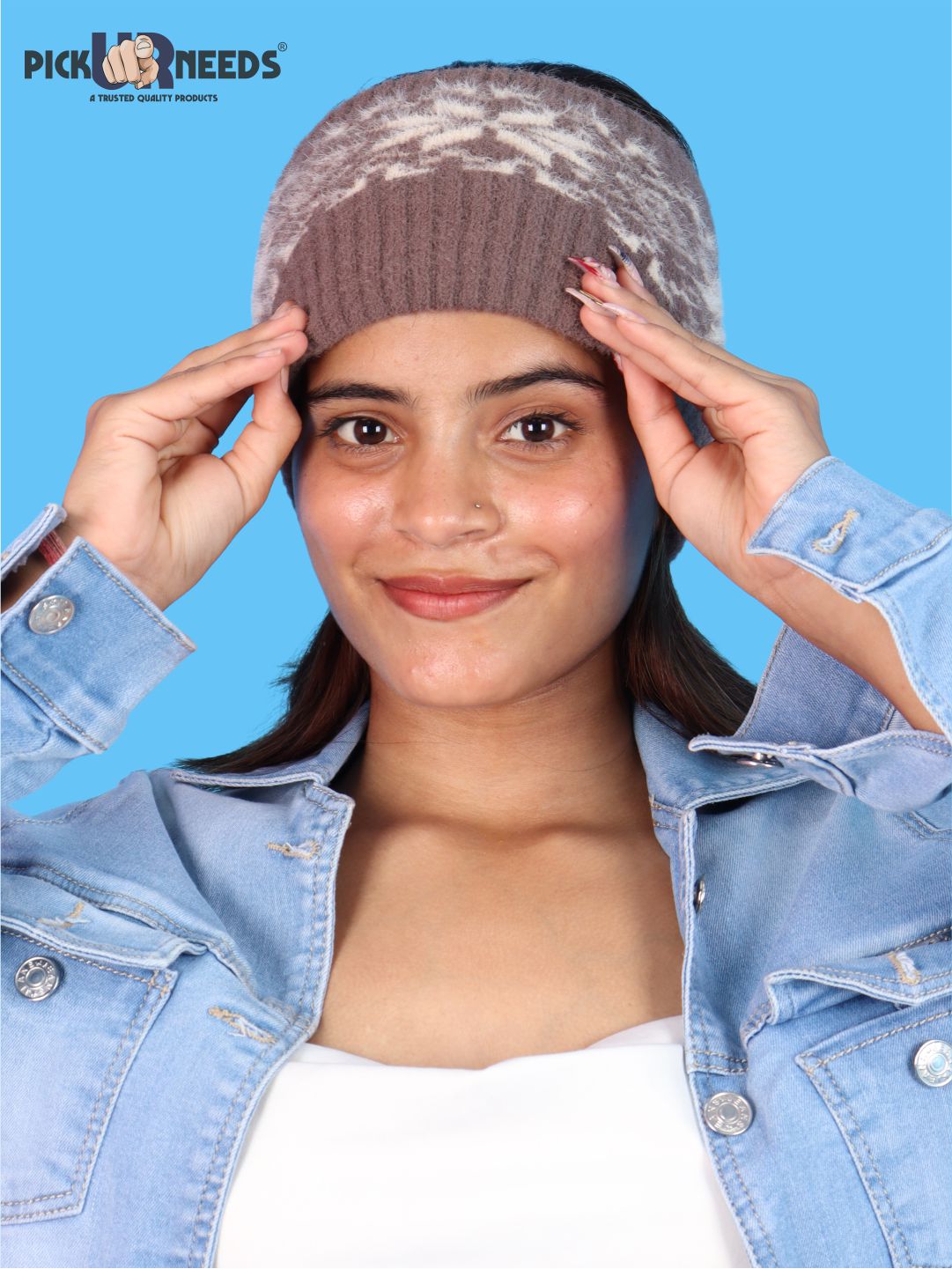 Pick Ur Needs Winter Headband for Women & Men Stretchable Ear Warmer Kanpatti Hair Band Cozy Head Cover for Walking, Running & Travel