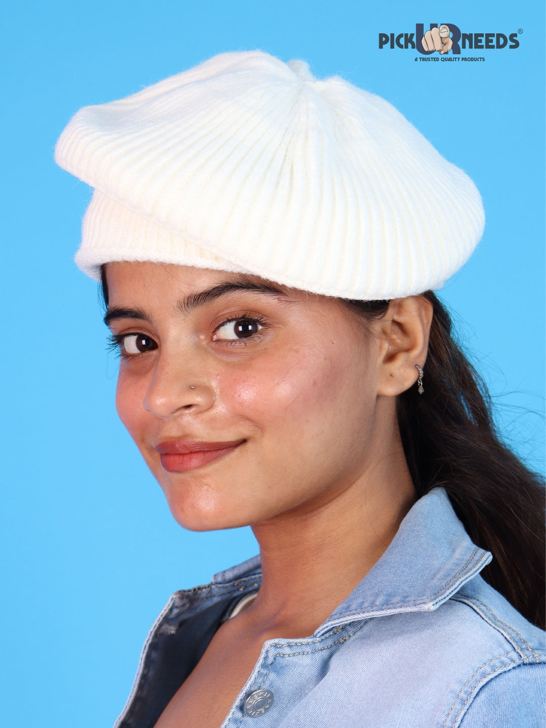 Pick Ur Needs Knitted Beret for Women – Stylish, Warm & Lightweight Winter Hat