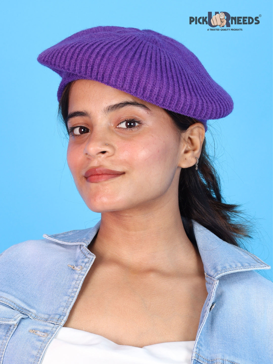 Pick Ur Needs Knitted Beret for Women – Stylish, Warm & Lightweight Winter Hat